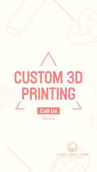 3d Printing Services Instagram Story Design