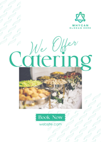 Dainty Catering Provider Poster Design