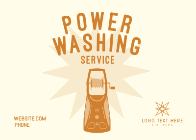 Power Washing Service Postcard Image Preview