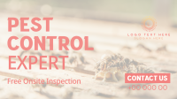 Pest Control Specialist Facebook Event Cover Design