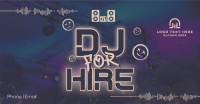 Hiring Party DJ Facebook Ad Design