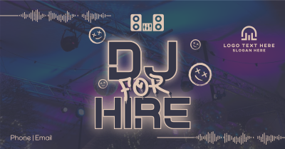 Hiring Party DJ Facebook ad Image Preview