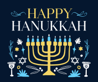 Peaceful Hanukkah Facebook post Image Preview