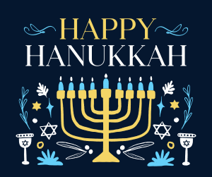 Peaceful Hanukkah Facebook post Image Preview