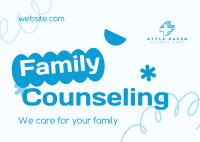 Professional Family Consultations Postcard Image Preview