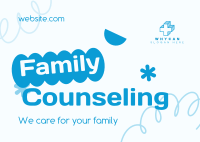 Professional Family Consultations Postcard Image Preview