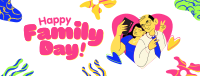 Quirkly Doodle Family Facebook Cover Design