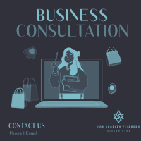 Online Business Consultation Instagram post Image Preview