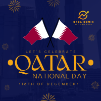 Qatar Independence Day Linkedin Post Image Preview