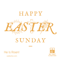 Rustic Easter Instagram post Image Preview