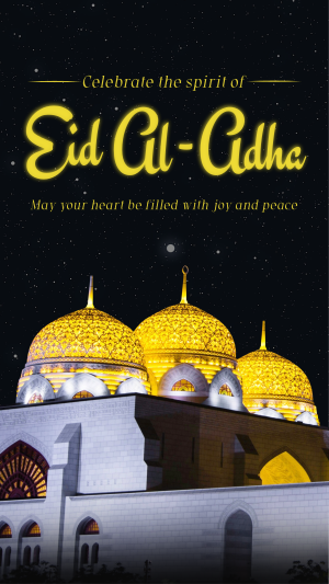 Eid Al Adha Night Facebook story Image Preview