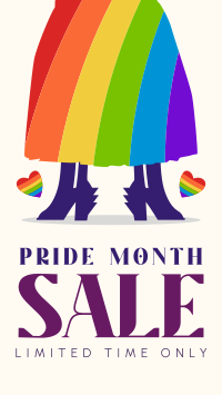 Pride Clearance Sale YouTube Short Design