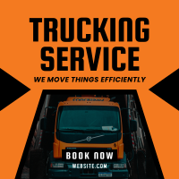 Trucking & Logistics Instagram Post Design