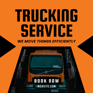 Trucking & Logistics Instagram post Image Preview