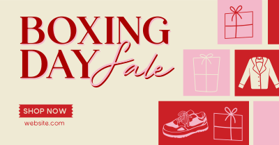 Boxing Day Super Sale Facebook ad Image Preview