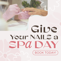 Nail Spa Day Instagram post Image Preview