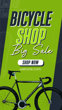 Bicycle Store Facebook Story Design
