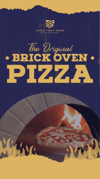 Brick Oven Pizza TikTok Video Design