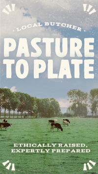 Rustic Livestock Pasture YouTube Short Design