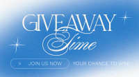 Simple Giveaway Facebook Event Cover Preview