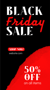 Black Friday Flash Sale Facebook story Image Preview