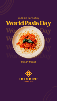 Pasta For Italy Facebook Story Design