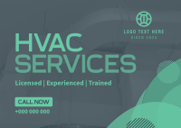 Professional HVAC Specialist Postcard Image Preview