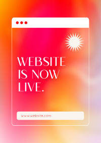 Website Now Live Flyer Image Preview