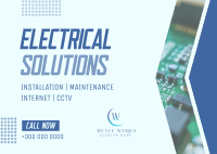 Electrical Solutions Postcard Image Preview