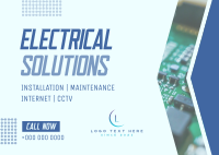 Electrical Solutions Postcard Image Preview