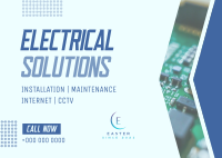 Electrical Solutions Postcard Design