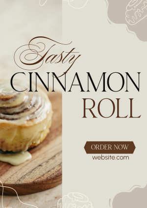 Fluffy Cinnamon Rolls Poster Image Preview