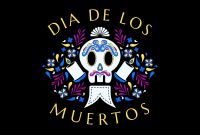 Dia de los Muertos Pinterest board cover Image Preview