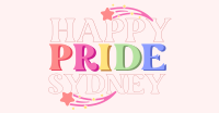 Happy Pride Text Facebook ad Image Preview