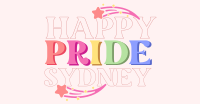 Happy Pride Text Facebook Ad Design