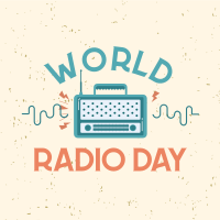 Simple Radio Day Instagram Post Design