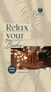 Relaxing Body Massage Instagram story Image Preview