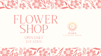 Flower & Gift Shop Animation Image Preview