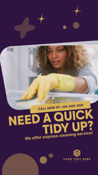Quick Cleaning Service TikTok video Image Preview