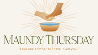 Maundy Thursday Facebook Event Cover Design