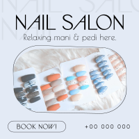 Simple Nail Salon Instagram post Image Preview