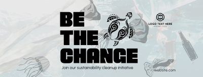 Sustainability Clean Up Drive Facebook cover Image Preview