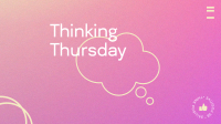 Thursday Cloud Thinking  Facebook Event Cover Design