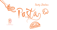 Italian Pasta Script Text Facebook ad Image Preview