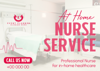 Professional Nurse Postcard Image Preview