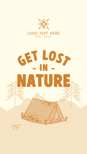 Lost in Nature Instagram story Image Preview