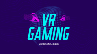 VR Gaming Headset Facebook Event Cover Design
