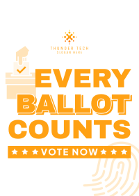 Every Ballot Counts Poster Image Preview