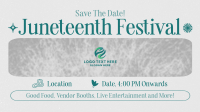 Retro Juneteenth Festival Facebook event cover Image Preview
