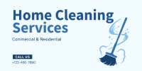 Home Cleaning Services Twitter post Image Preview